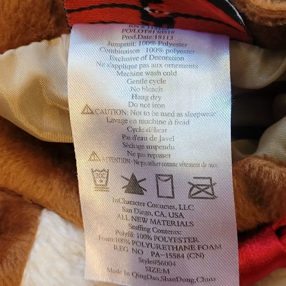 IN CHARACTER REINDEER COSTUME, SIZE 12-18 MONTHS